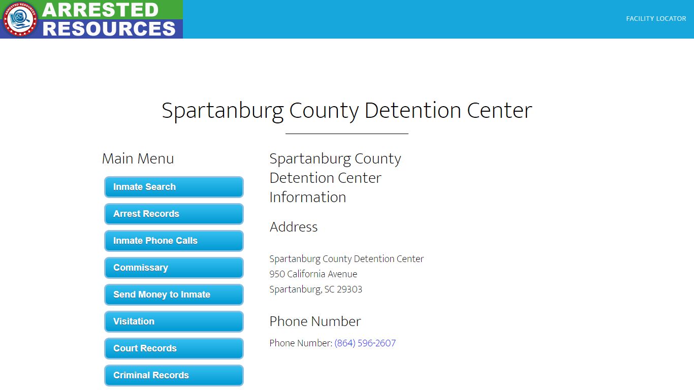 Spartanburg County Detention Center - Inmate Search ...
